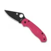 COUTEAU SPYDERCO PARA 3 ROSE LAME NOIRE