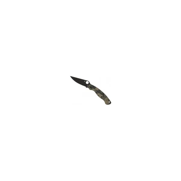 COUTEAU SPYDERCO MILITARY 2 G10 CAMO LAME NOIRE