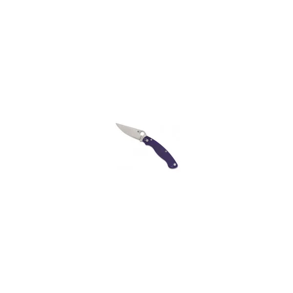 COUTEAU SPYDERCO MILITARY 2 G10 BLEU