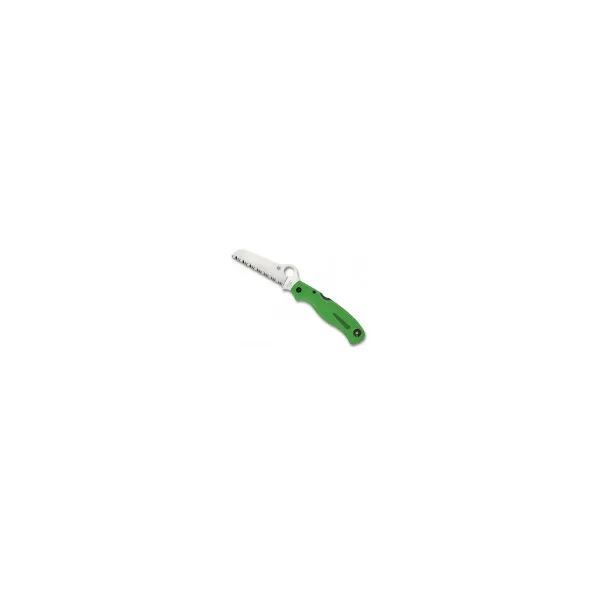 COUTEAU SPYDERCO ATLANTIC SALT VERT A DENTS