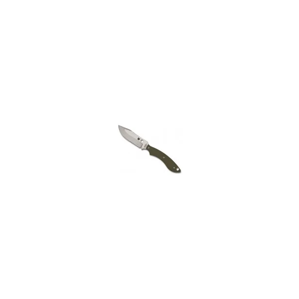 POIGNARD SPYDERCO STOK BOWIE G10 VERT OLIVE