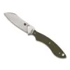 POIGNARD SPYDERCO STOK G10 VERT OLIVE