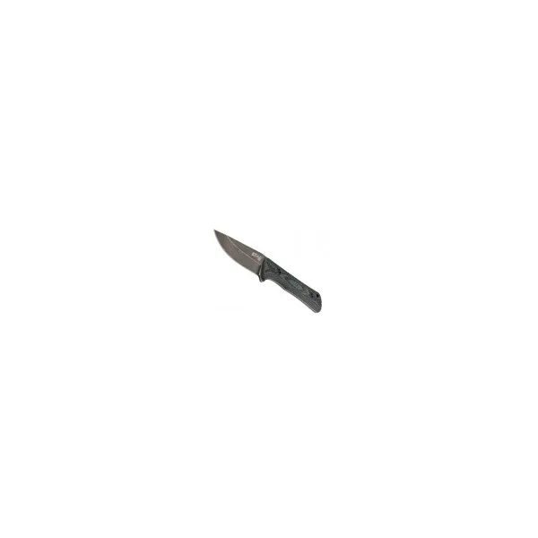 POIGNARD HERBERTZ G10 NOIR/VERT 8,5 CM INOX BLACKWASH