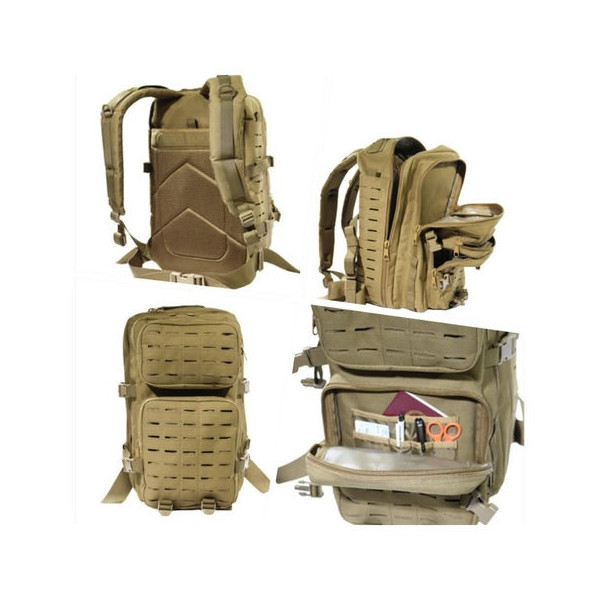 SAC A DOS LASER CUT TAN