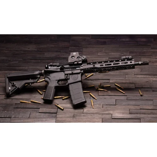 Carabine Watchtower 15M AR15 5.56 16" Noir | Deville Armory