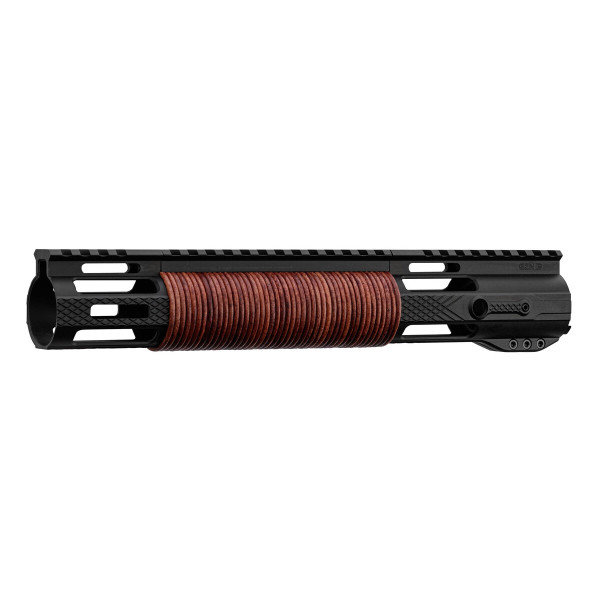 Garde main HERA ARMS AR15/M4 M-LOK 12'' - CUIR - Noir | Deville Armory