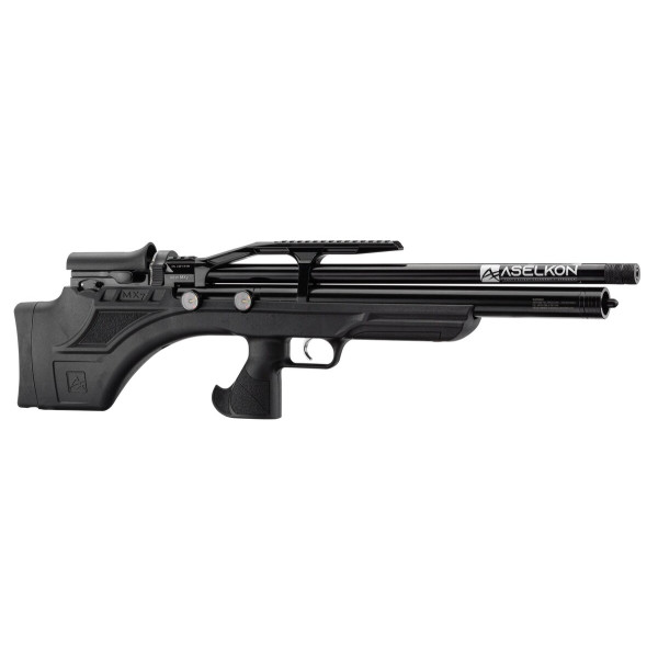 Carabine Aselkon MX7 PCP Régulateur 5.5mm 20J Jet Black | Deville Armory