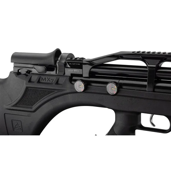 Carabine Aselkon MX7 PCP Régulateur 5.5mm 20J Jet Black | Deville Armory