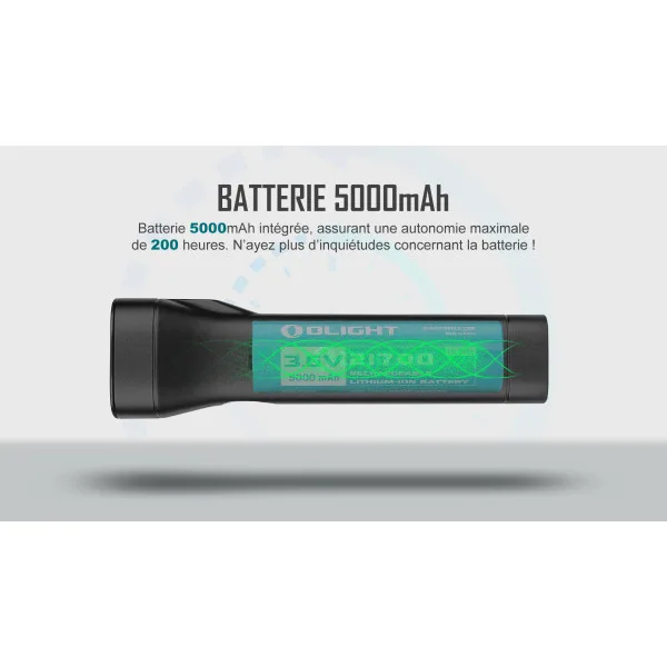 Olight Archer Noir - Lampe Torche LED de Projection 1000 Lumens