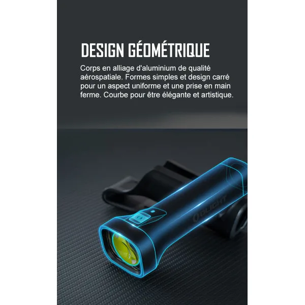 Olight Archer Noir - Lampe Torche LED de Projection 1000 Lumens