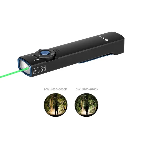 Olight Arkfeld - Lampe Torche EDC Avec Pointeur Laser Vert