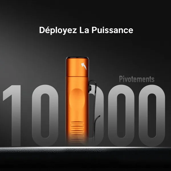 Olight Arkflex | Lampe torche à tête orientable pour gilet tactique