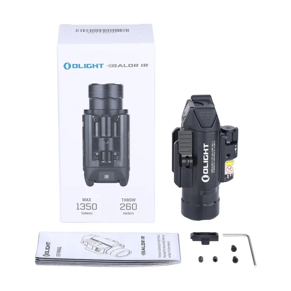 Olight Baldr IR - Lampe Militaire Ultra Puissante (Laser Infrarouge Invisible)
