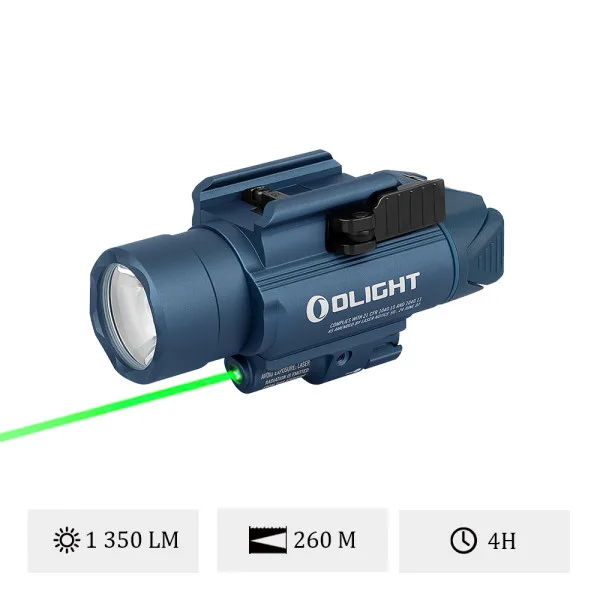 Olight Baldr Pro | Lampe Tactique Ultra Puissante Avec Laser Vert