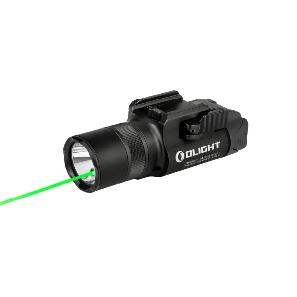 Olight Baldr Pro R | Lampe tactique avec laser vert & 1350 lumens LED