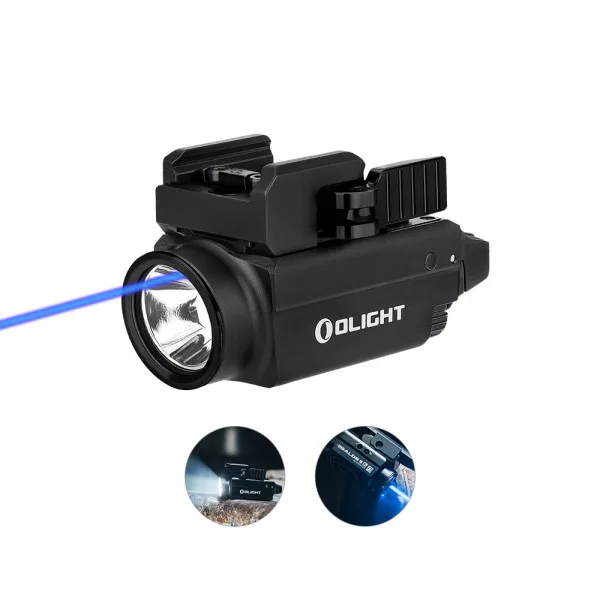 Olight Baldr S BL | Lampe tactique compacte laser bleu puissante