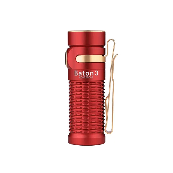 Olight Baton 3 Édition Standard - Lampe De Poche EDC Rechargeable