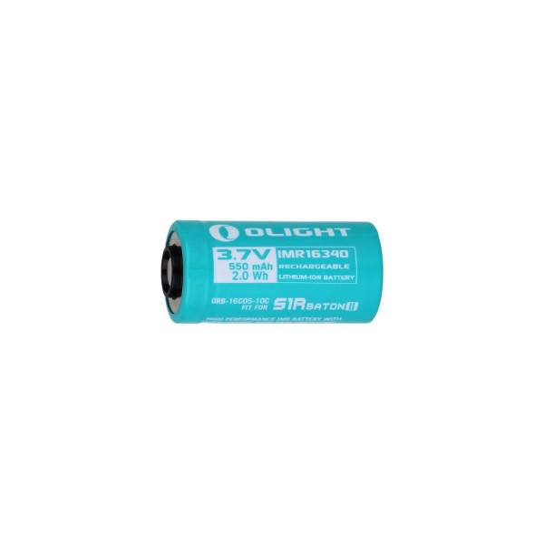 Olight Batterie IMR16340 rechargeable 550mAh pour S1R II Perun Mini Baton 3