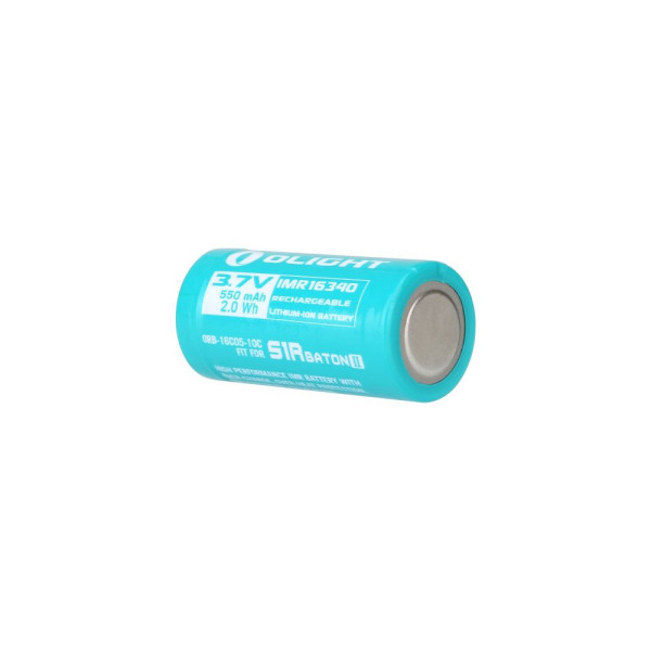 Olight Batterie IMR16340 rechargeable 550mAh pour S1R II Perun Mini Baton 3
