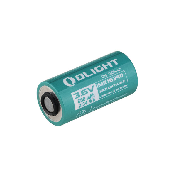 Batterie IMR 16340 rechargeable 650mAh pour Perun 2 mini Baton 4
