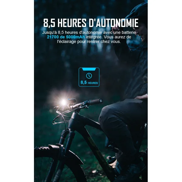 Olight BFL 1800 - Éclairage Avant Vélo Puissant 1800 Lumens