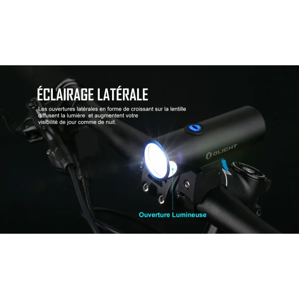 Olight BFL 900 - Éclairage Vélo Rechargeable 900 Lumens