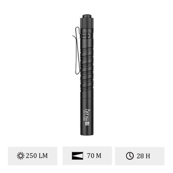 Olight i3T Plus - Petite Lampe LED à Pile AAA 250 Lumens