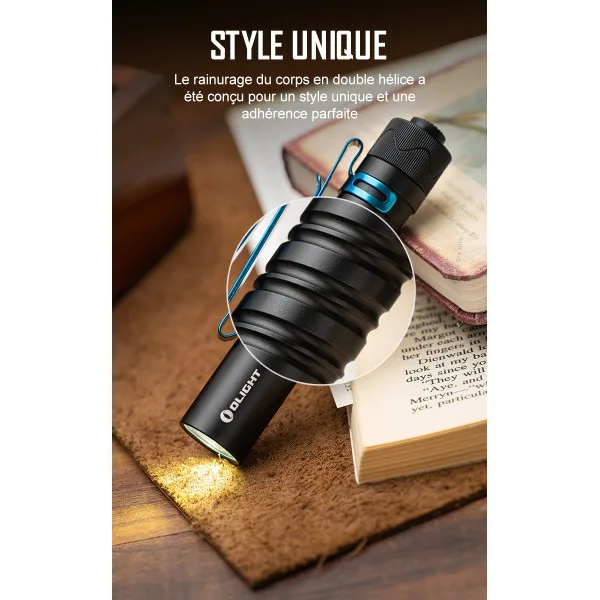 Olight i5R EOS Titane - Petite Lampe Torche LED 350 Lumens