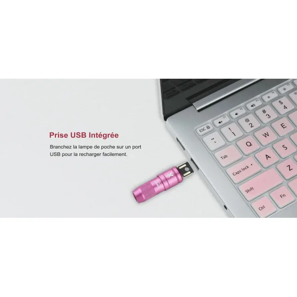 ?Vente de Charité?Olight iMini 2 Rose - Mini Lampe LED
