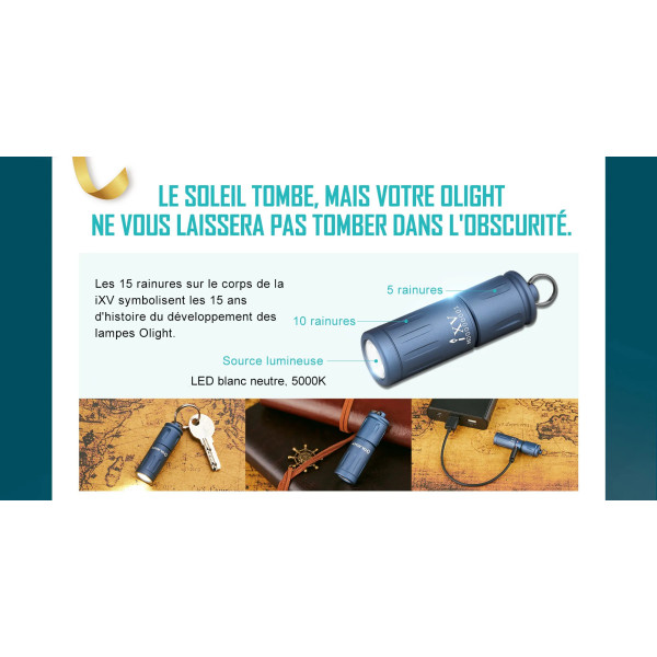 Olight iXV - Lampe de Poche Porte-Clés