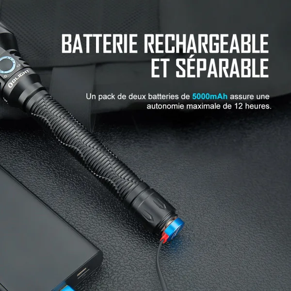 Olight Javelot Pro 2 Kit - Lampe Tactique Ultra Puissante avec Accessoires