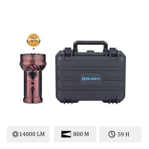 Olight Marauder 2 | Lampe torche puissante rechargeable 14000 lumens