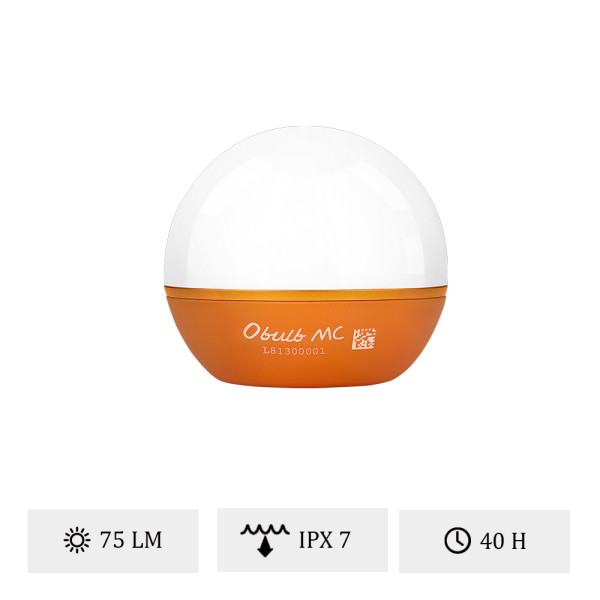 Olight Obulb MC - Mini Lampe Sphérique Rechargeable Avec Lumières Colorées