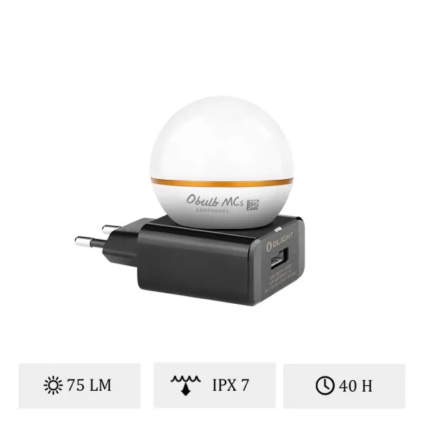 Olight Obulb MCs - Petite Lampe Sphérique Avec Capteur De Mouvement