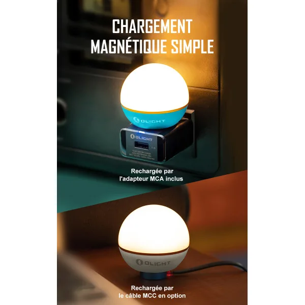 Olight Obulb MCs - Petite Lampe Sphérique Avec Capteur De Mouvement