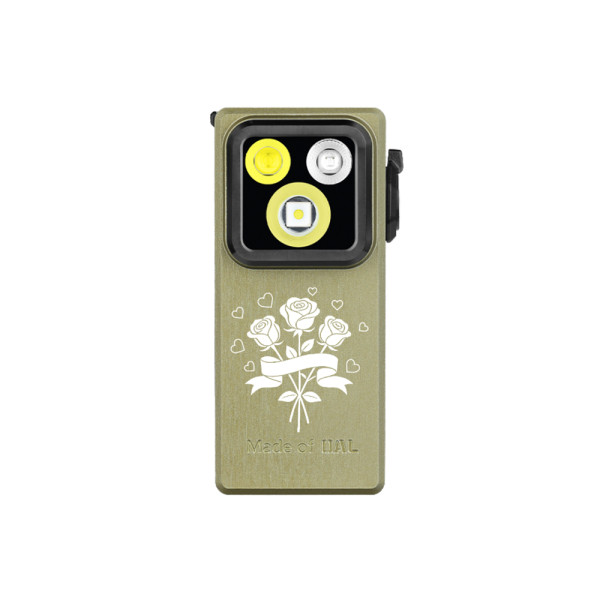 Olight Oclip Ultra | Mini lampe à clip avec faisceau large, concentré et UV