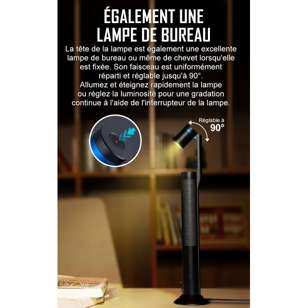 Olight Olamp Nightour - Lampe de Bureau Mobile Rechargeable et Multicolore