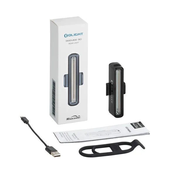 Olight Seemee 30 C | Lampe Arrière Vélo Rechargeable