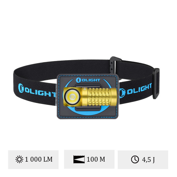 Olight Perun Mini Kit - Lampe Frontale Ultra Légère Avec Bandeau