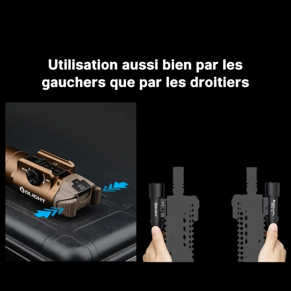 PL Turbo Valkyrie | Lampe tactique longue portée 515 mètres