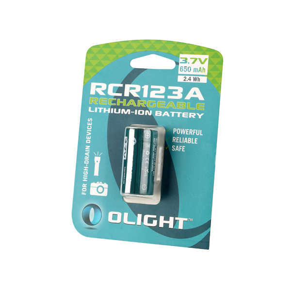 Batterie rechargeable 16340 650mAh RCR123A | ORB2-163P06