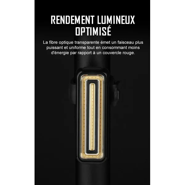 Olight RN 100 TL - Feu Arrière Vélo Intelligent 100 Lumens