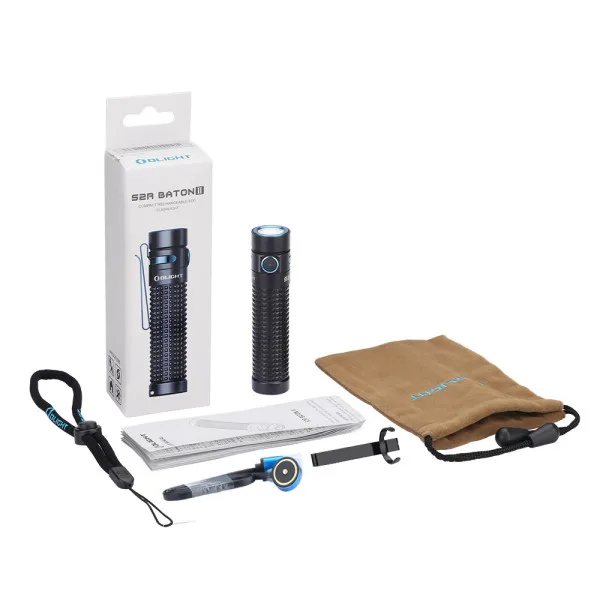 Olight S2R Baton II - Lampe de Poche Puissante Rechargeable