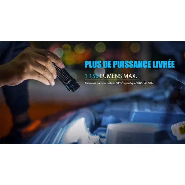 Olight S2R Baton II - Lampe De Poche 2 Températures De Couleur En Option