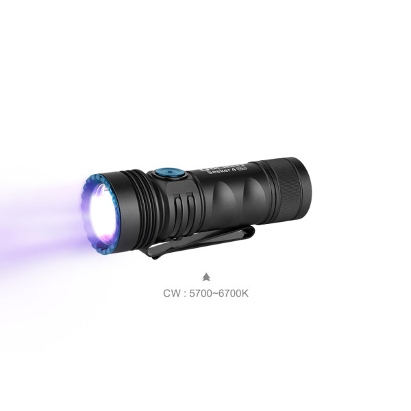 Olight Seeker 4 Mini | Mini lampe torche LED et Éclairage UV
