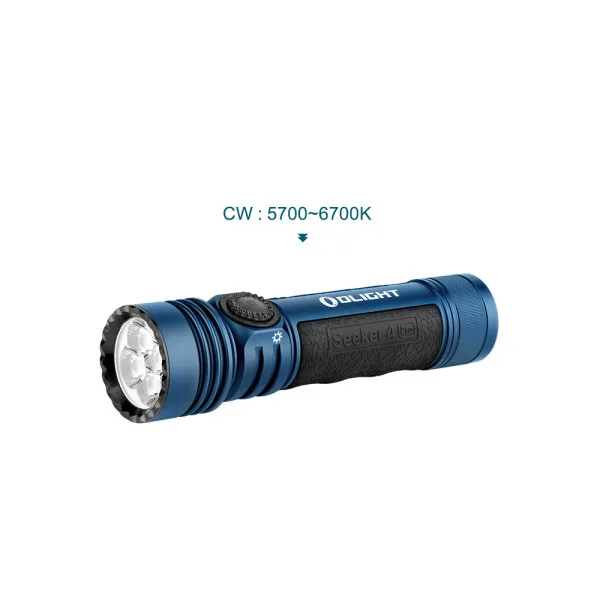 Olight Seeker 4 Pro | Lampe Torche LED Ultra Puissante 4600 Lumens
