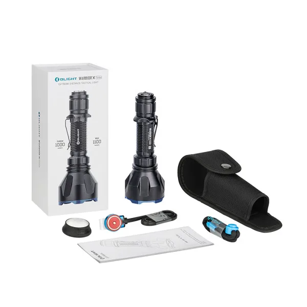 Olight Warrior X Turbo - Lampe Torche LED Puissante Rechargeable