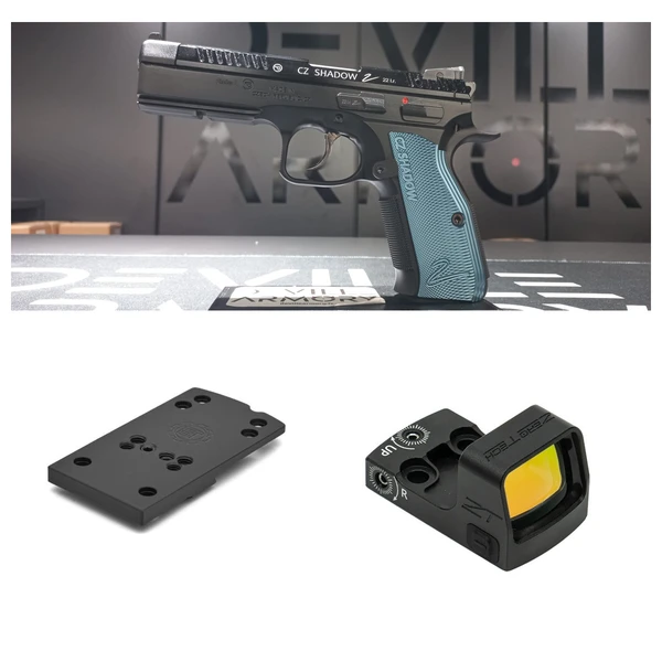 Pack CZ Shadow 2 22 LR + Point rouge ZeroTech + montage