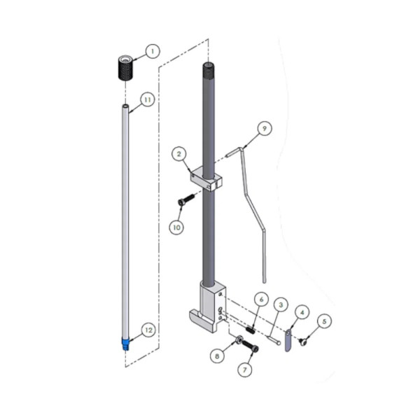 Dillon 14051 Goupille de retenue d'amorce pour RL1100  Chez DEVILLE ARMORY. Votre armurerie en ligne.