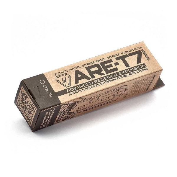 Tube tampon d'extension de récepteur avancé SI-AR-ARE-T7-BK de Strike Industries.  Chez DEVILLE ARMORY. Votre armurerie en ligne